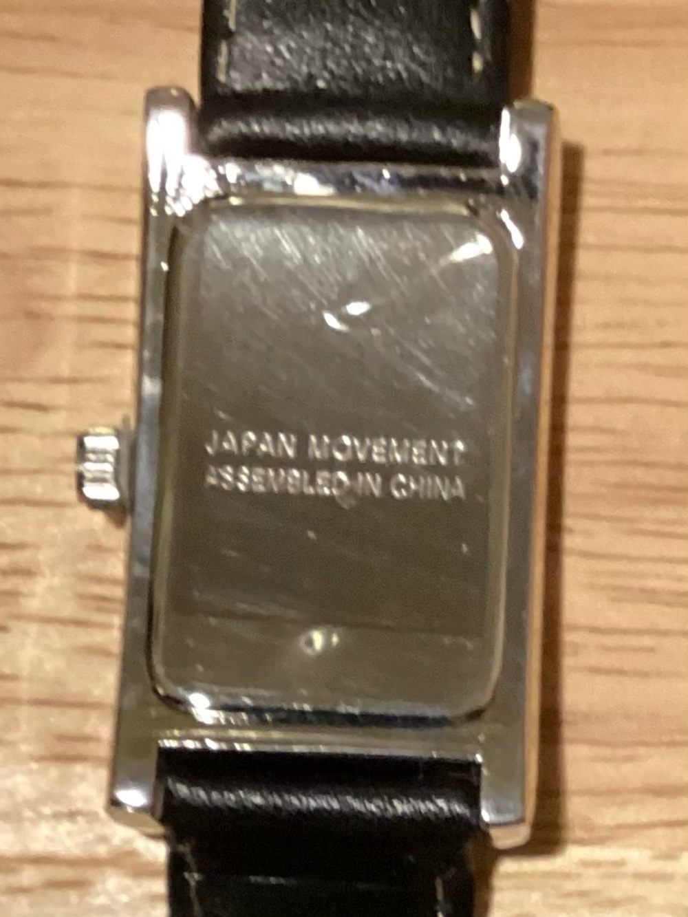 Vintage Artistry Watch NWT Silver Rectangular Watch w. Black Band needs battery - Picture 12 of 15